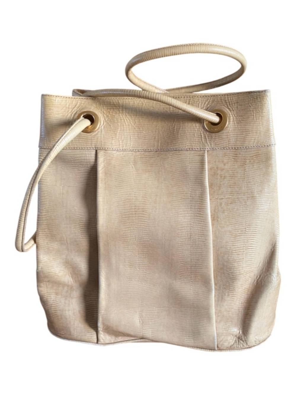 BRAHMIN Large Vanilla Color Tote Handbag Carryall